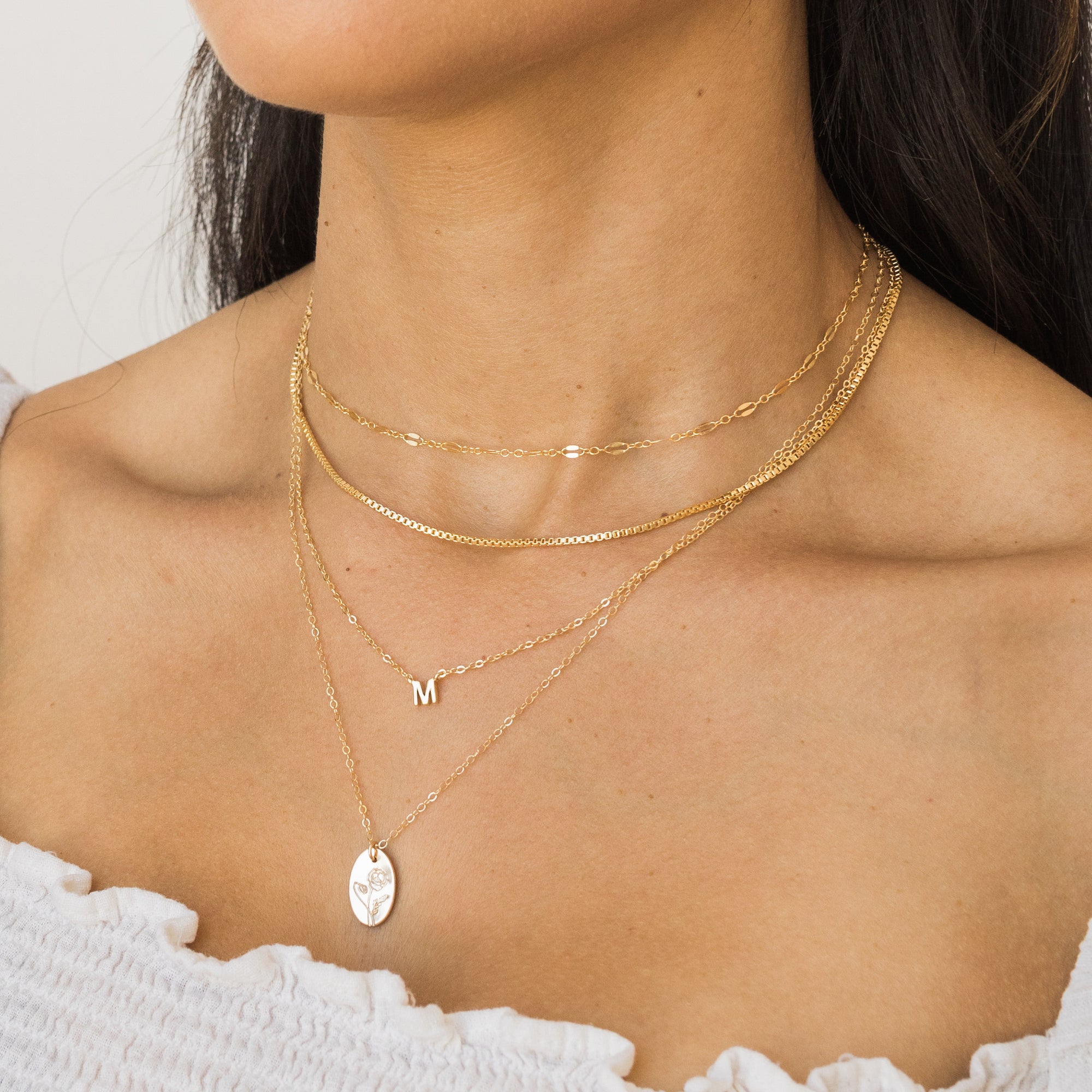 Fstrend Fashion Long Necklace Dainty Simple Chain Necklaces