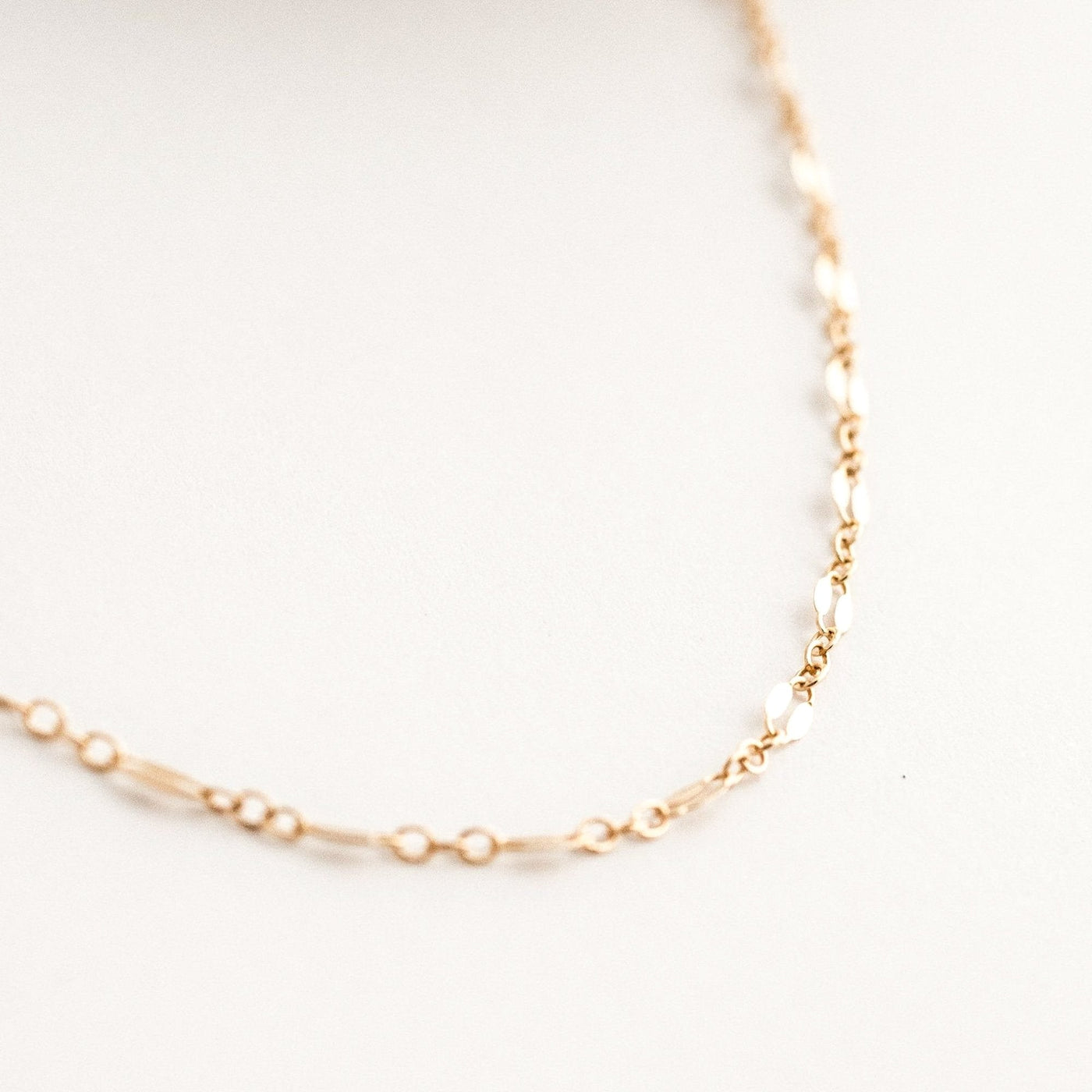 Lace Chain Necklace by Simple & Dainty Jewelry