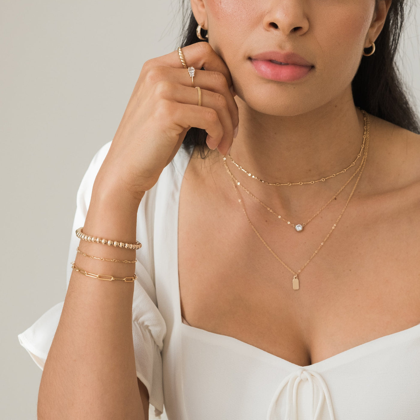 Dainty Tag Necklace | Simple & Dainty Jewelry