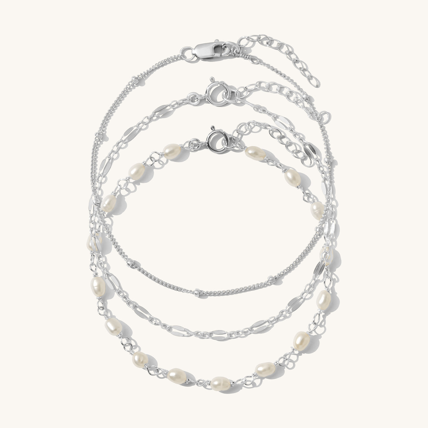 Dainty Bracelet Chain Set | Simple & Dainty Jewelry