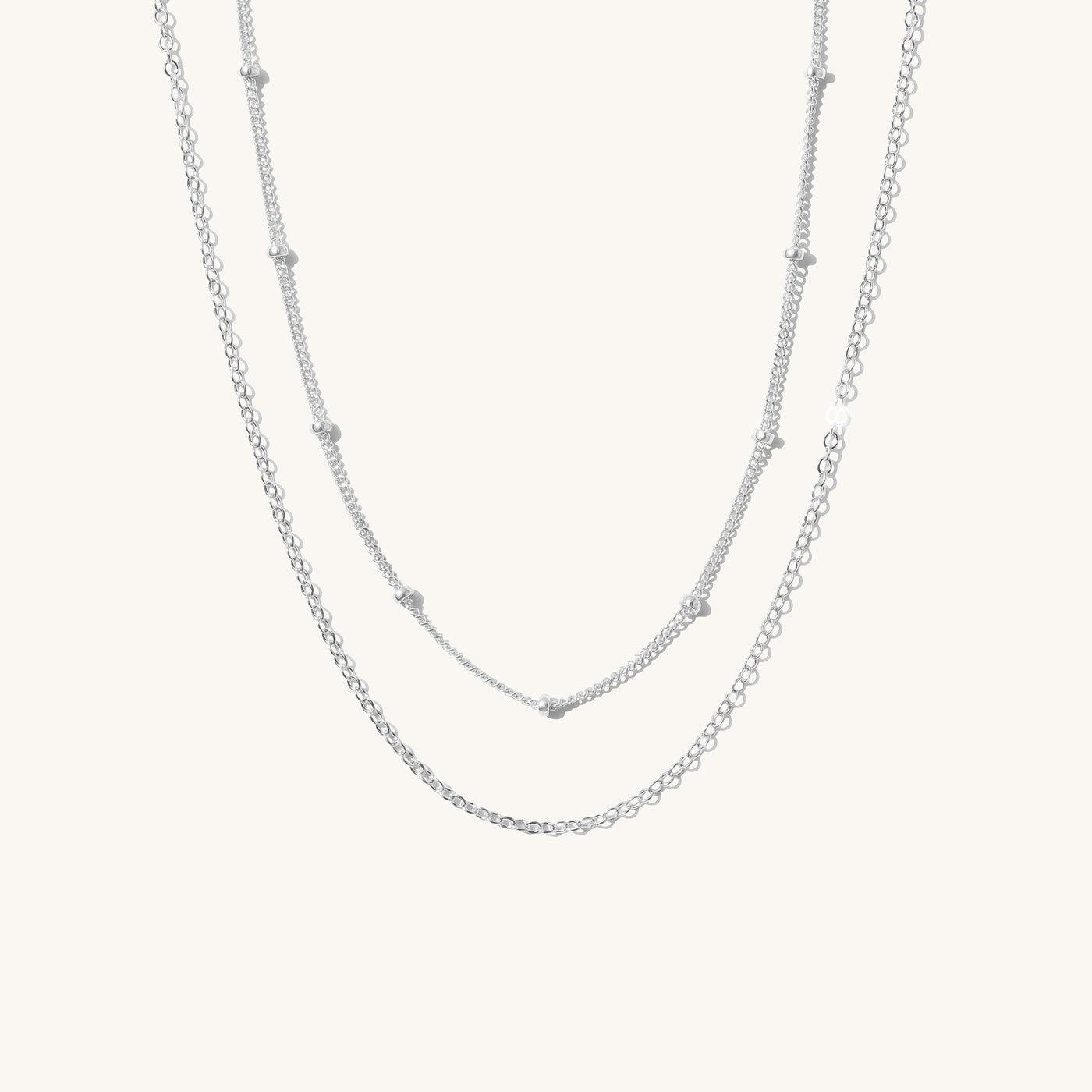 Dainty Chain Necklace Set | Simple & Dainty Jewelry