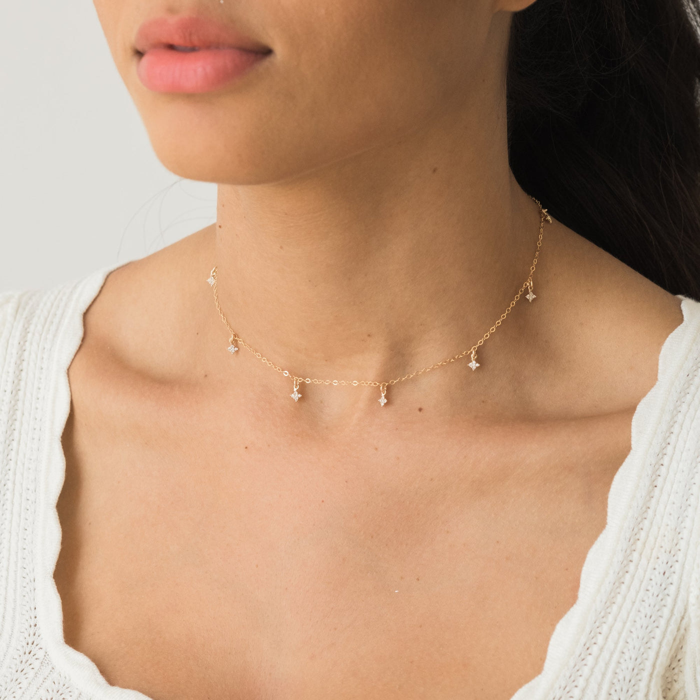 Dangling Stardust Necklace | Simple & Dainty Jewelry