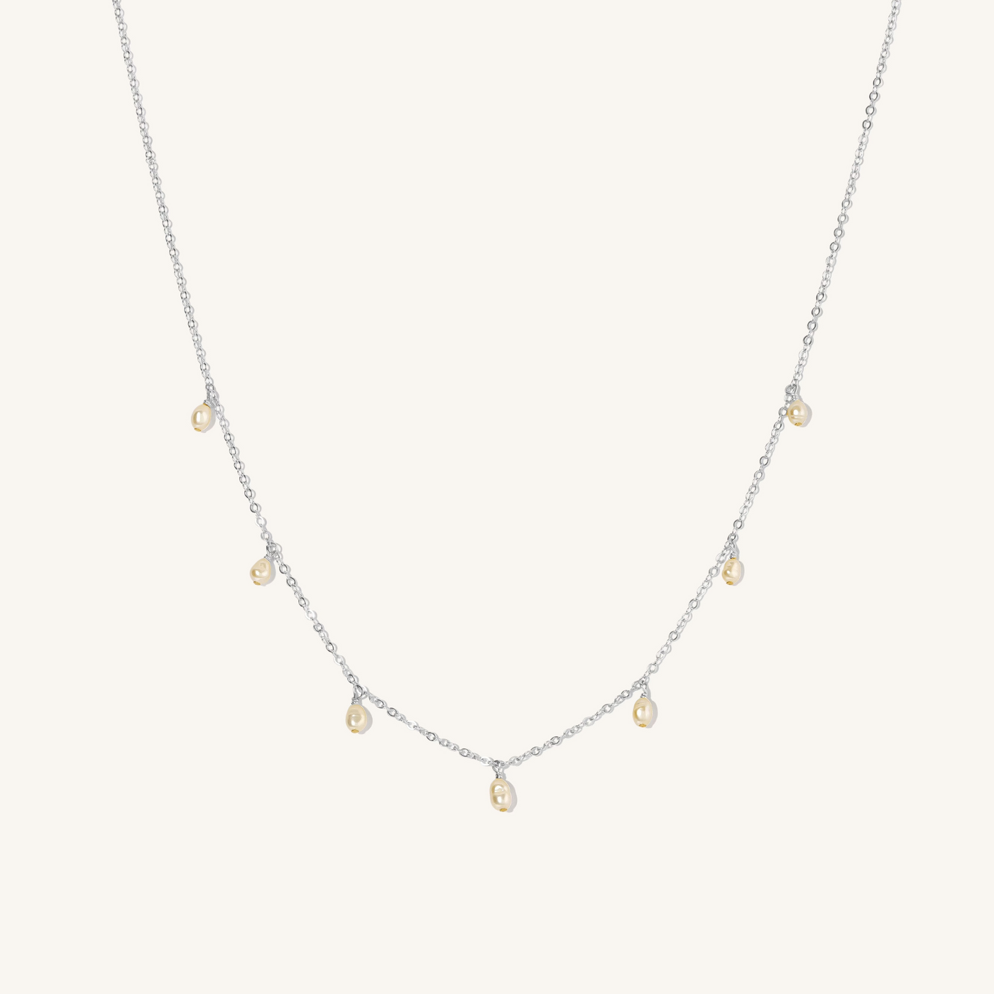 Dangling Pearl Necklace | Simple & Dainty Jewelry