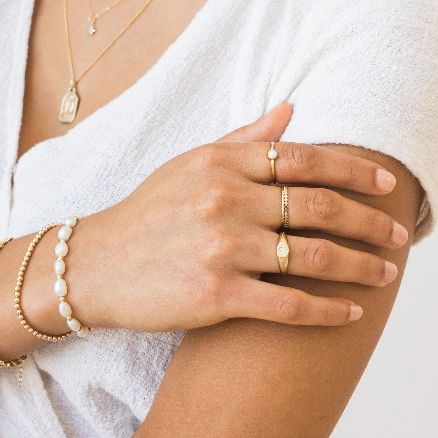 Dainty Stacking Ring Set | Simple & Dainty Jewelry