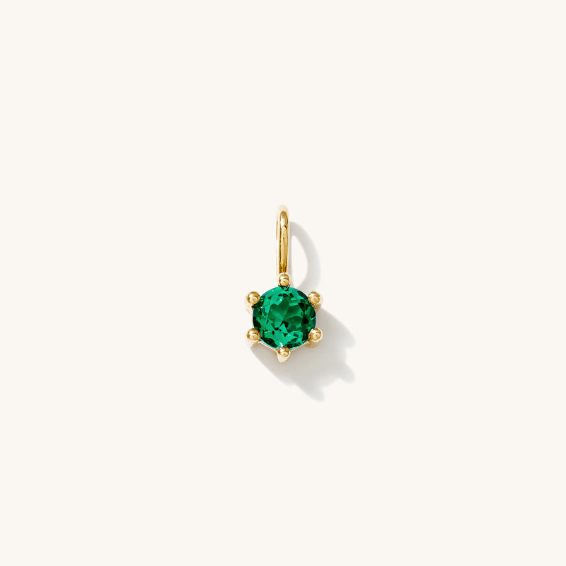 Emerald Charm (May Birthstone)