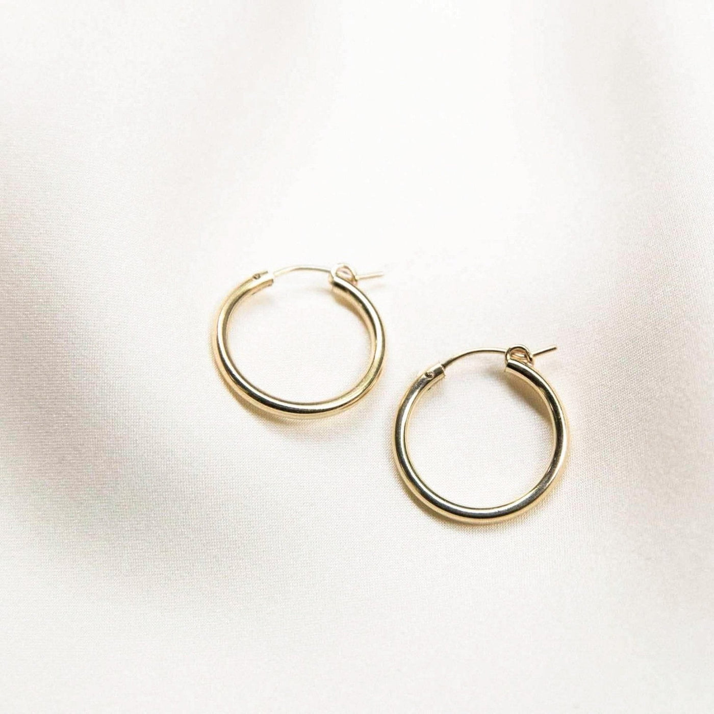 Everyday Hoop Earrings by Simple & Dainty Jewelry