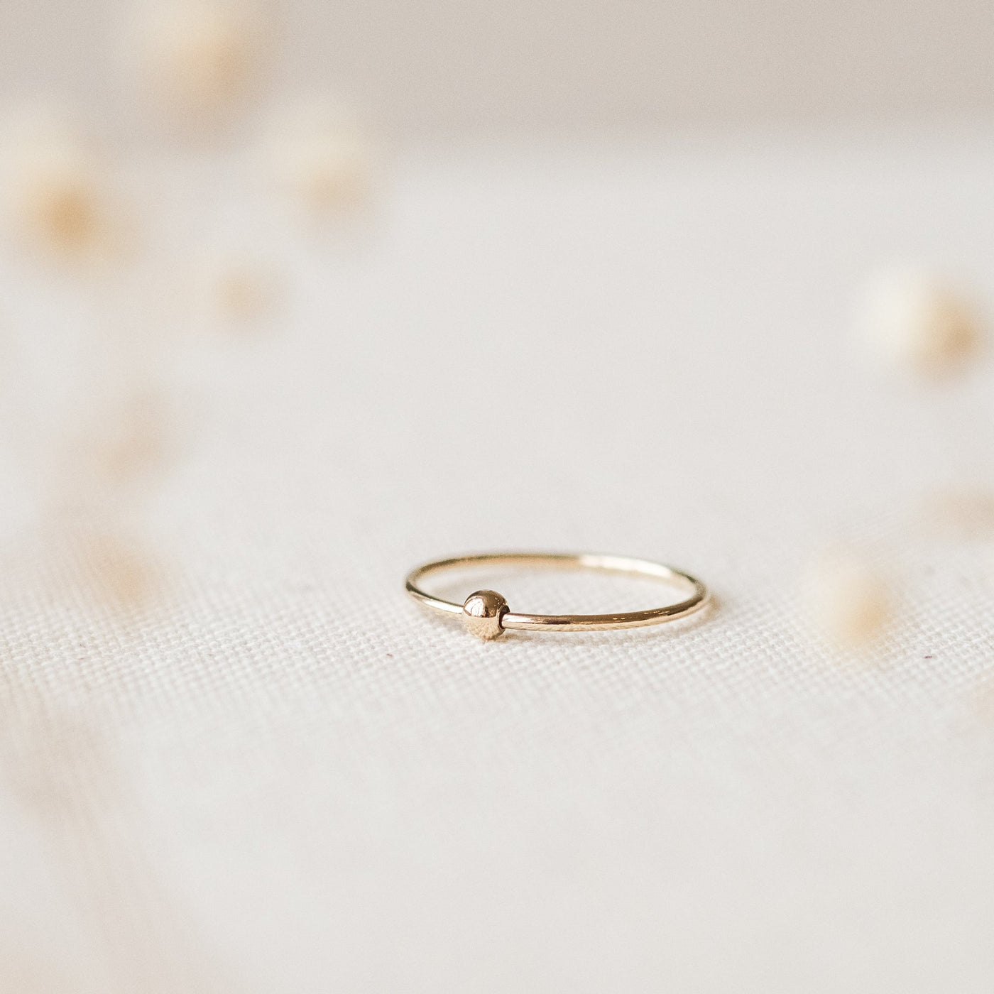 Fidget Bead Ring | Simple & Dainty
