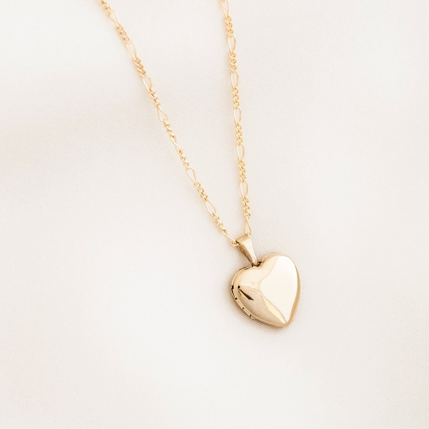 Heart Locket Necklace by Simple & Dainty Jewelry