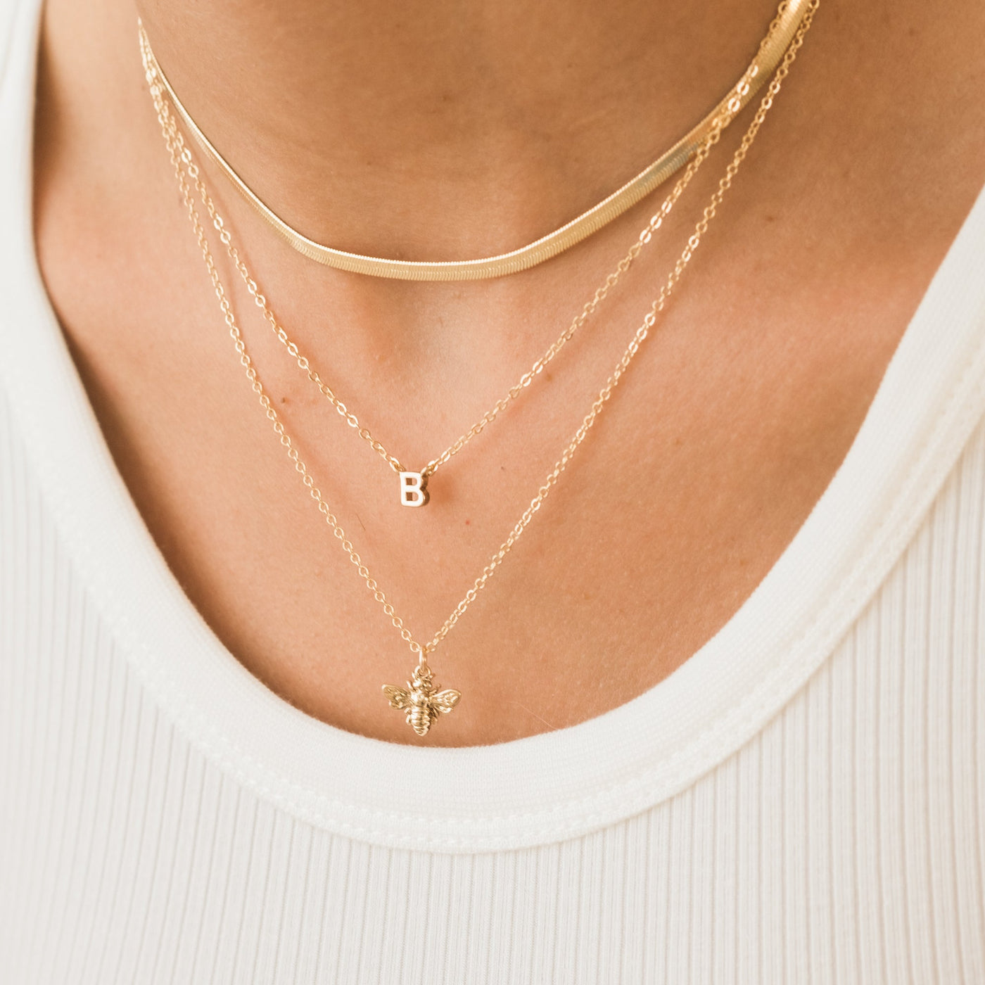 Honey Bee Necklace | Simple & Dainty Jewelry