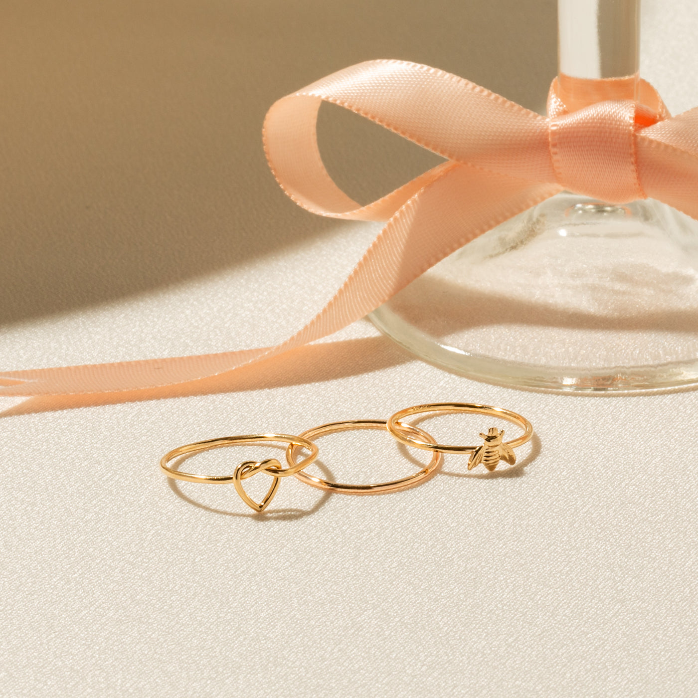 Heart Love Knot Ring | Simple & Dainty Jewelry