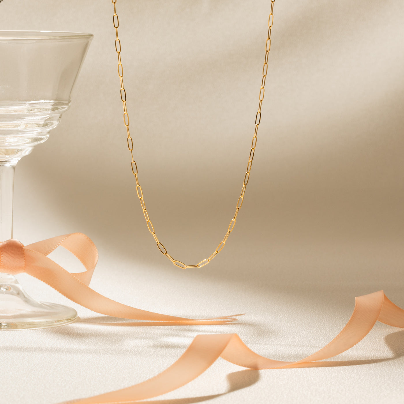 Dainty Paperclip Chain Necklace | Simple & Dainty Jewelry