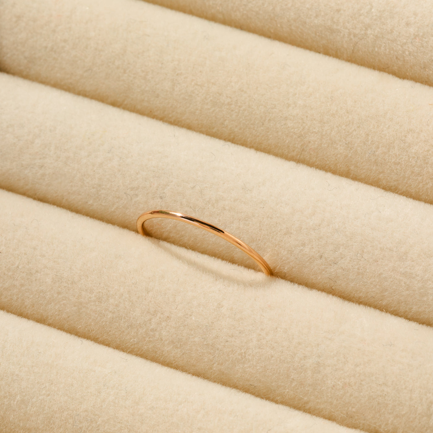 Simple Stacking Ring - 14k Solid Gold | Simple & Dainty Jewelry