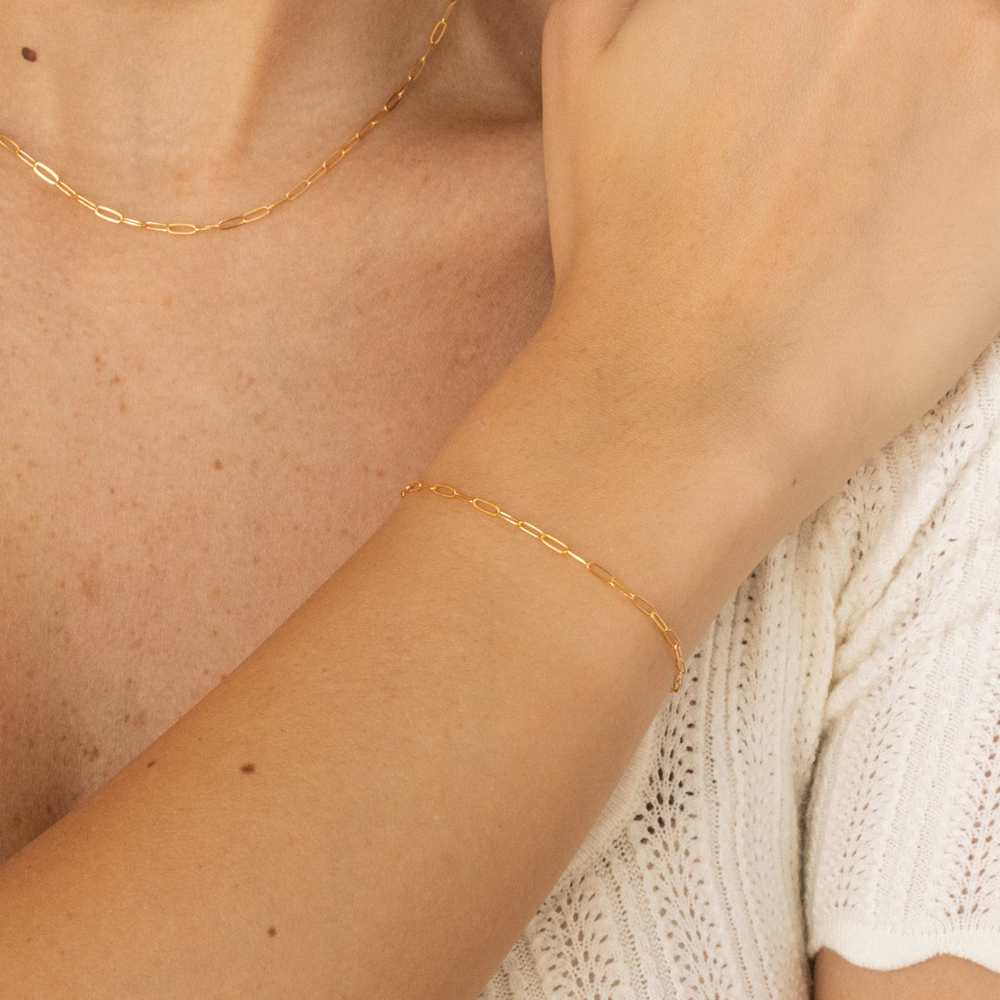 Dainty Paperclip Chain Bracelet | Simple & Dainty Jewelry