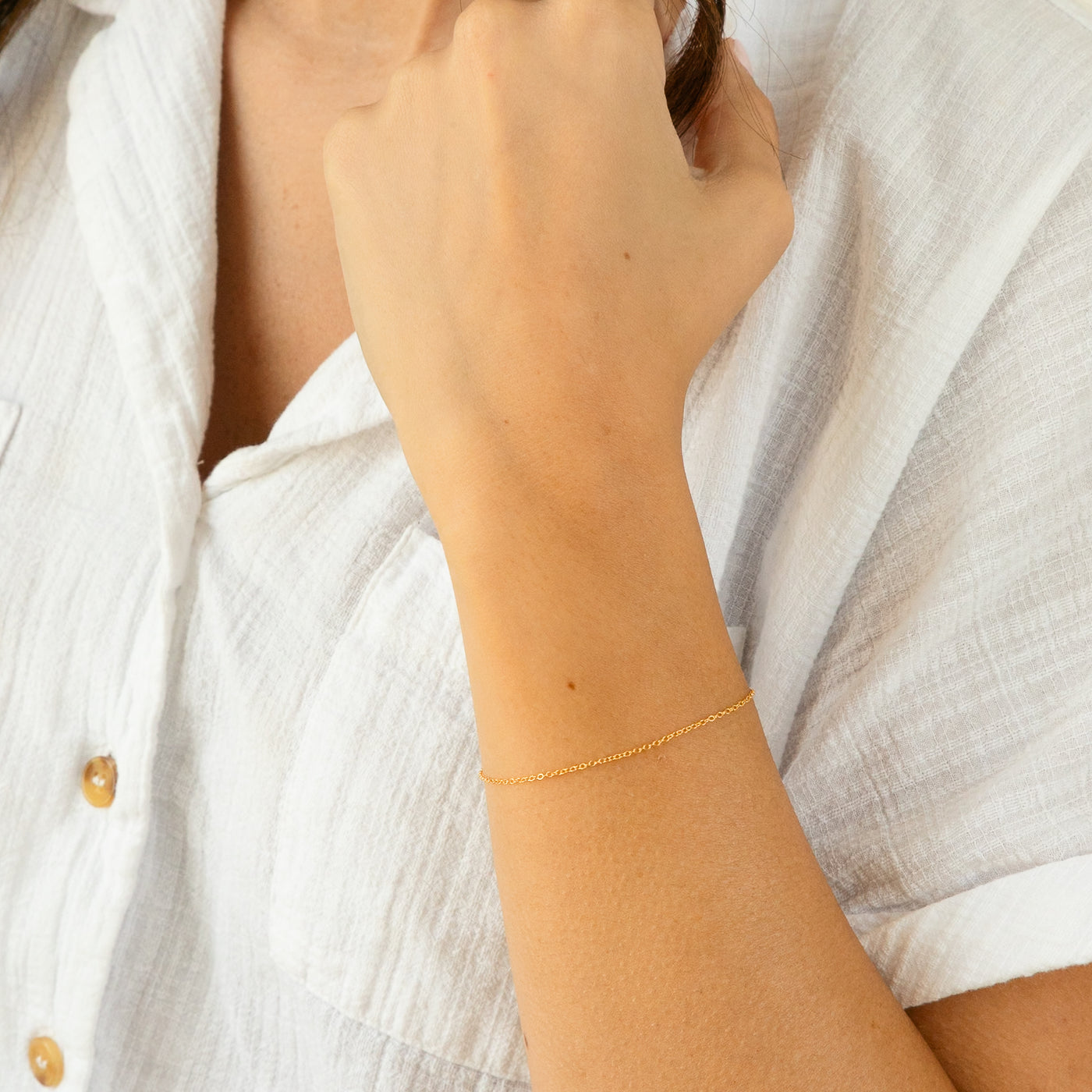 Dainty Cable Chain Bracelet | Simple & Dainty Jewelry