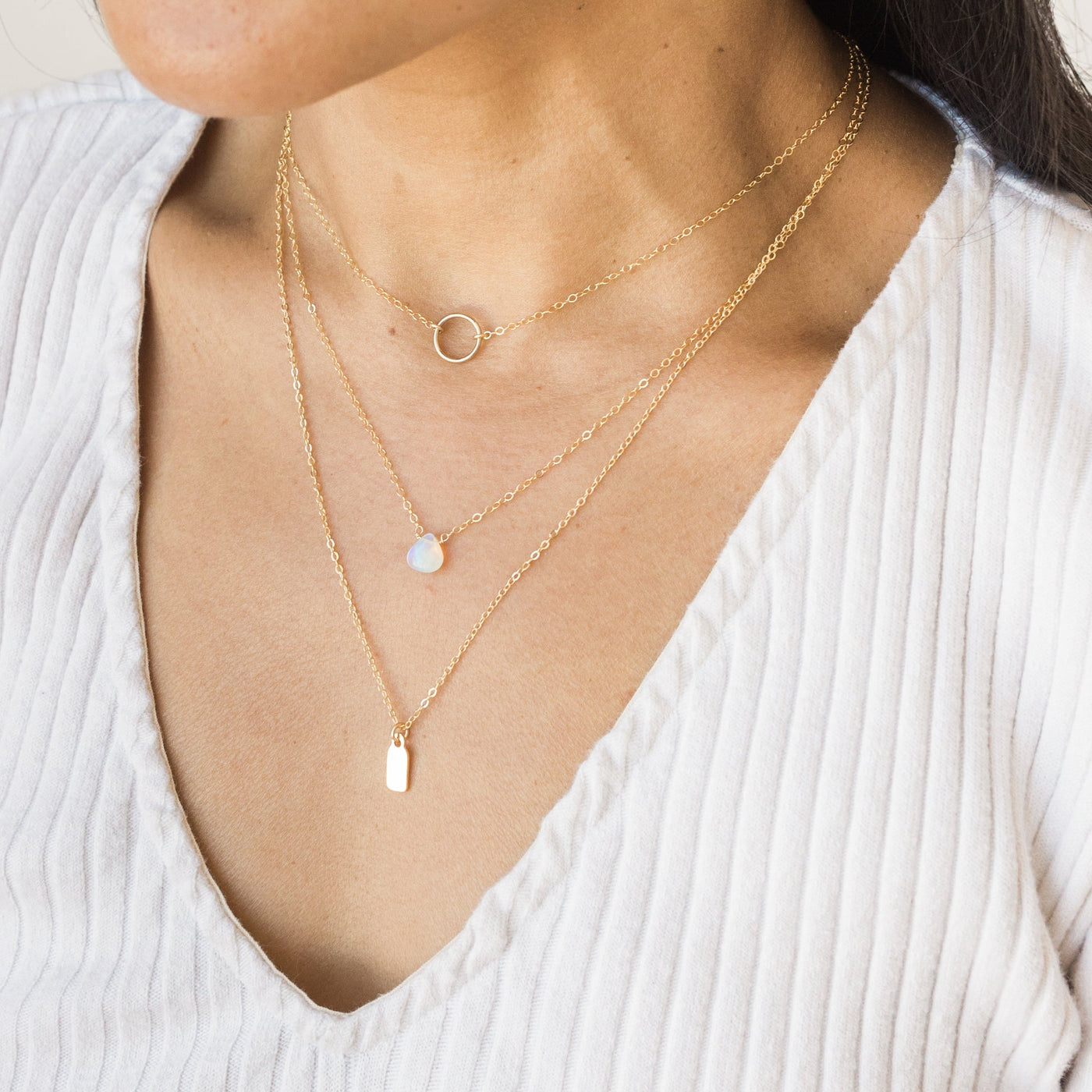 Karma Circle Necklace | Simple & Dainty Jewelry