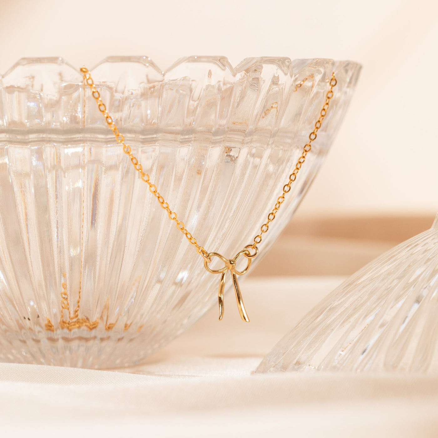Dainty Bow Necklace Simple Dainty Dainty bow necklace simple dainty