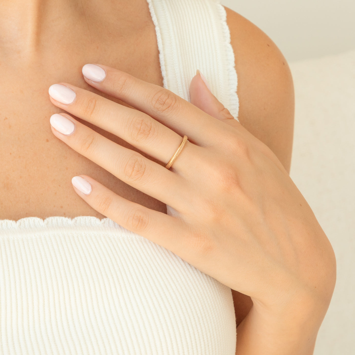 Textured Ring | Simple & Dainty Jewelry