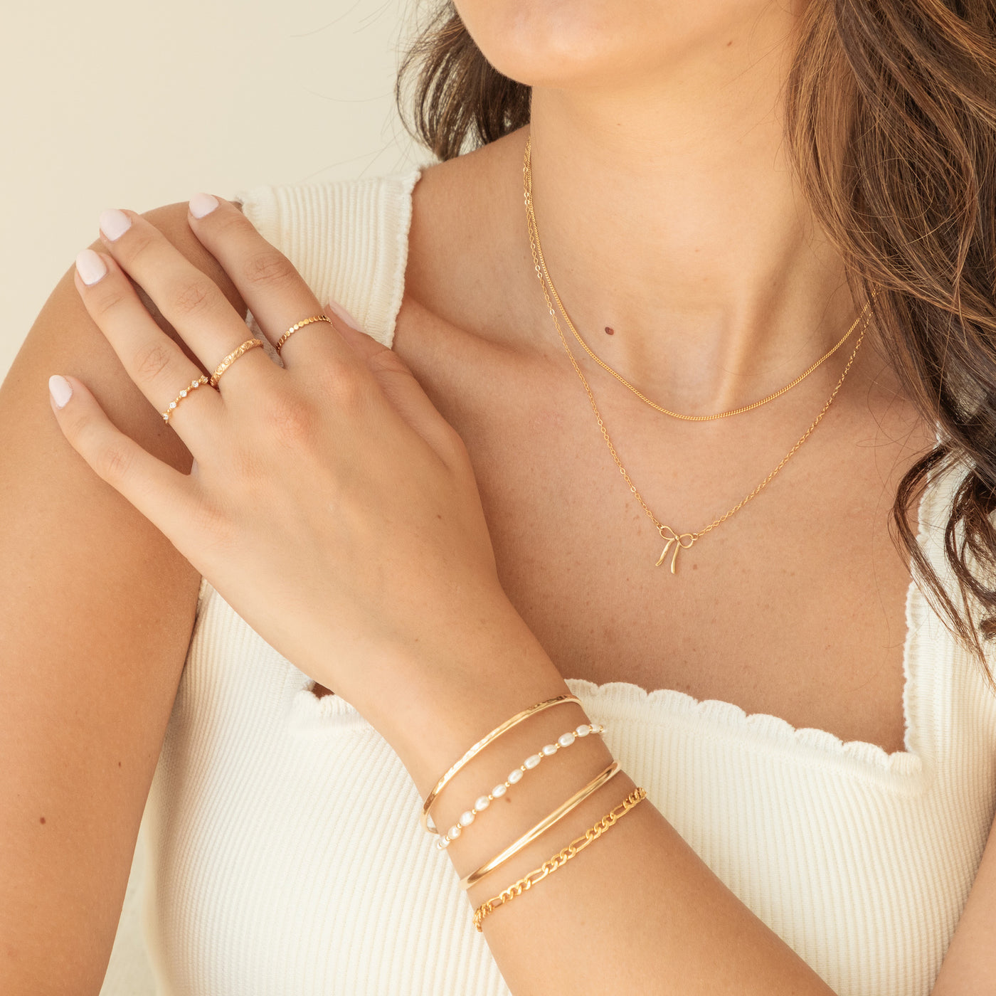 Thin Curb Chain Necklace | Simple & Dainty Jewelry