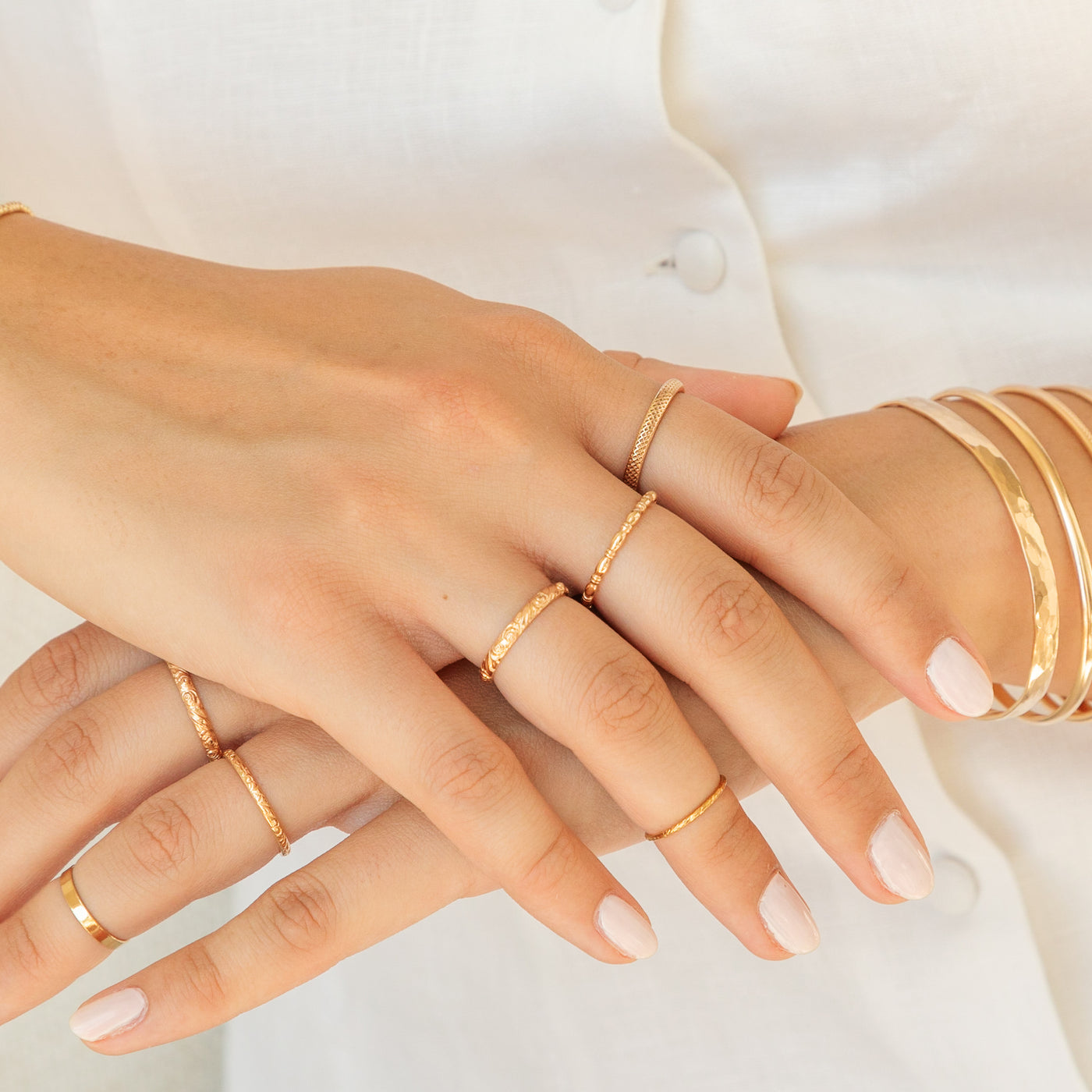 Textured Ring | Simple & Dainty Jewelry