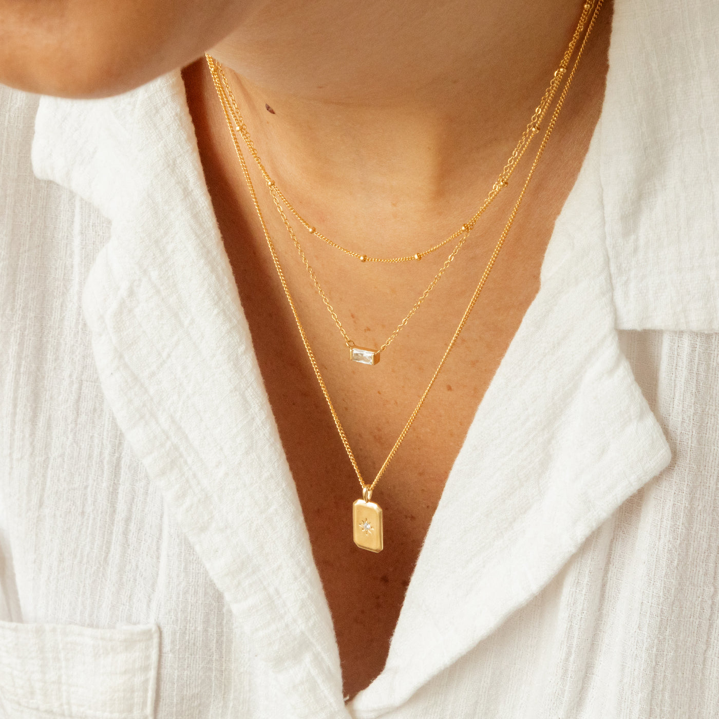 Layered Necklace Set #2 | Simple & Dainty Jewelry