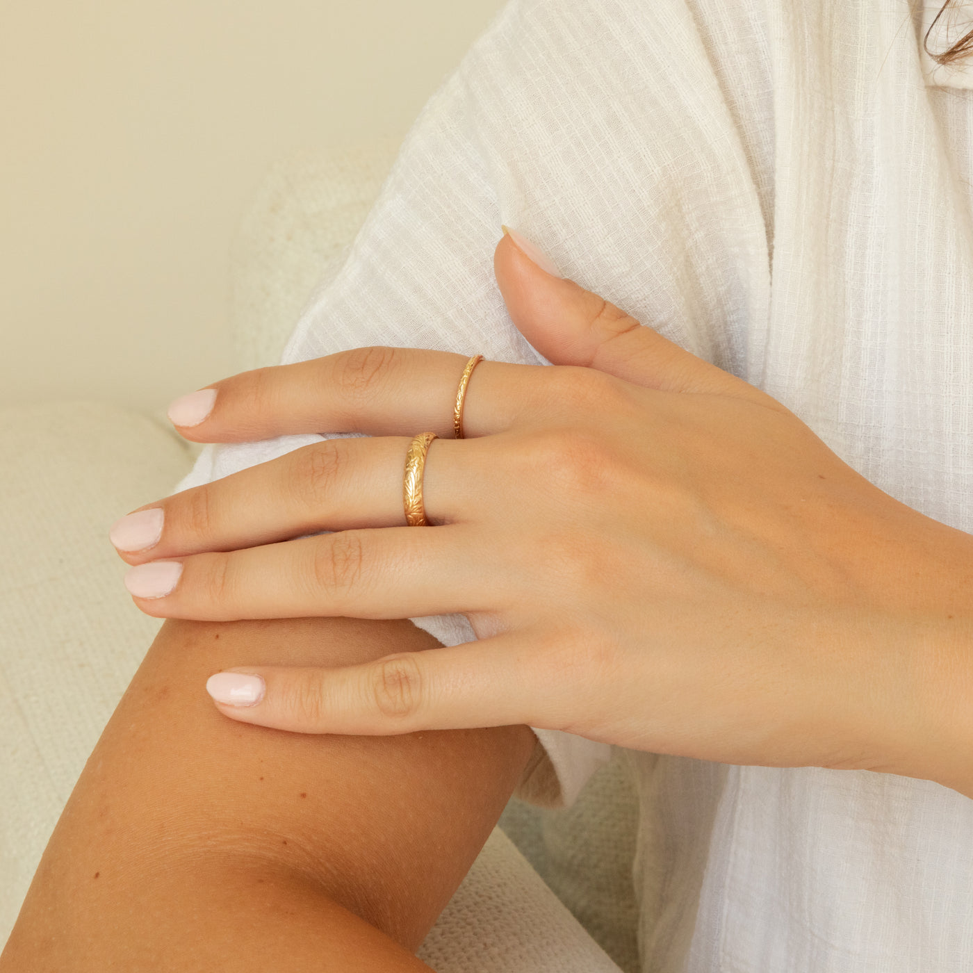 Floral Rings Set | Simple & Dainty Jewelry