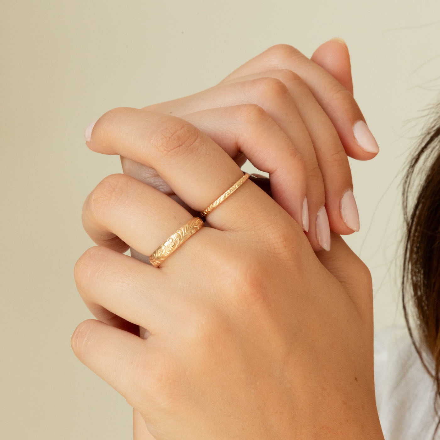 Floral Rings Set | Simple & Dainty Jewelry