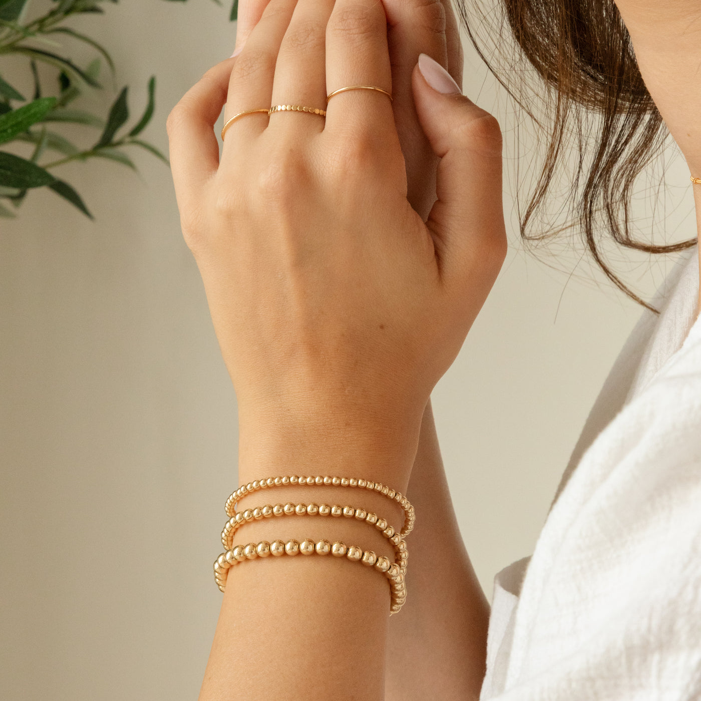 Stretch Bead Bracelet Set | Simple & Dainty Jewelry