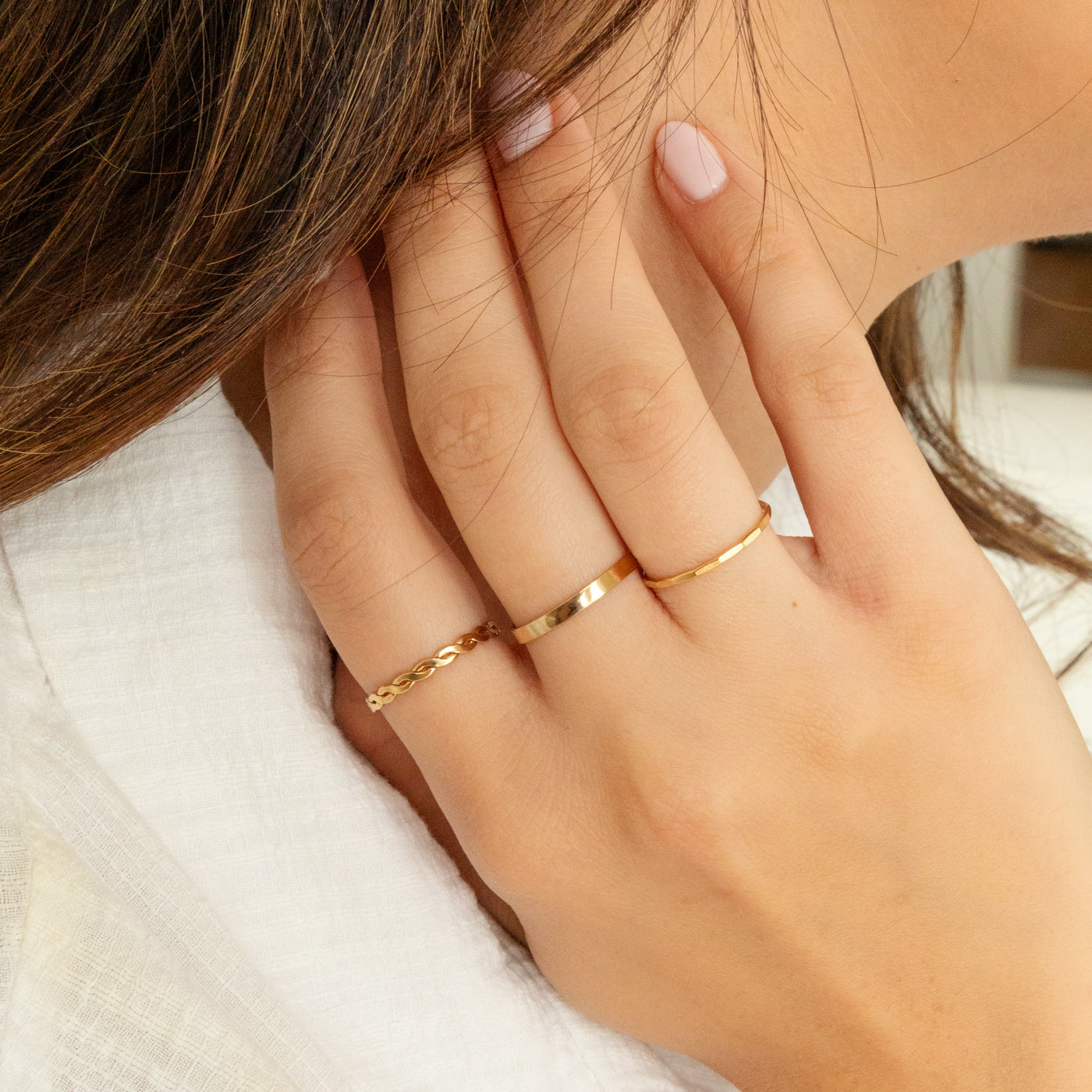 Statement Stacking Ring Set | Simple & Dainty Jewelry