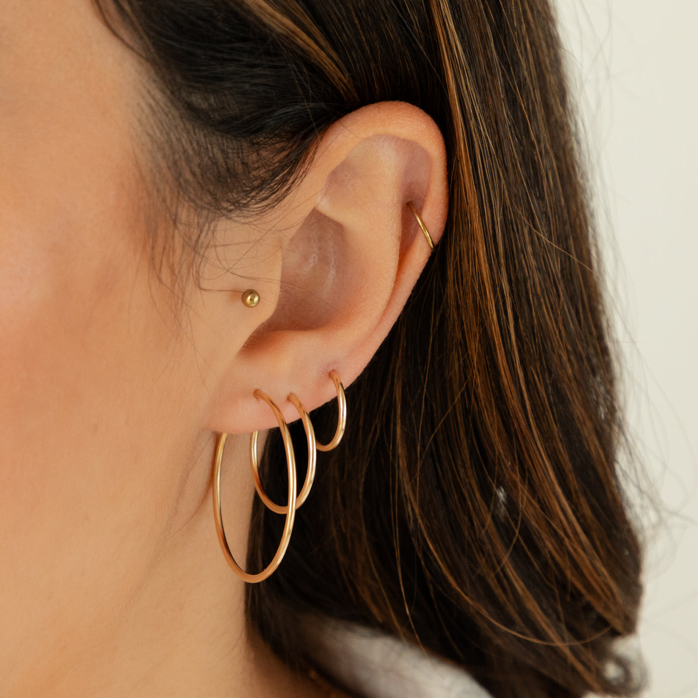 Thin Hoop Earrings Set | Simple & Dainty Jewelry