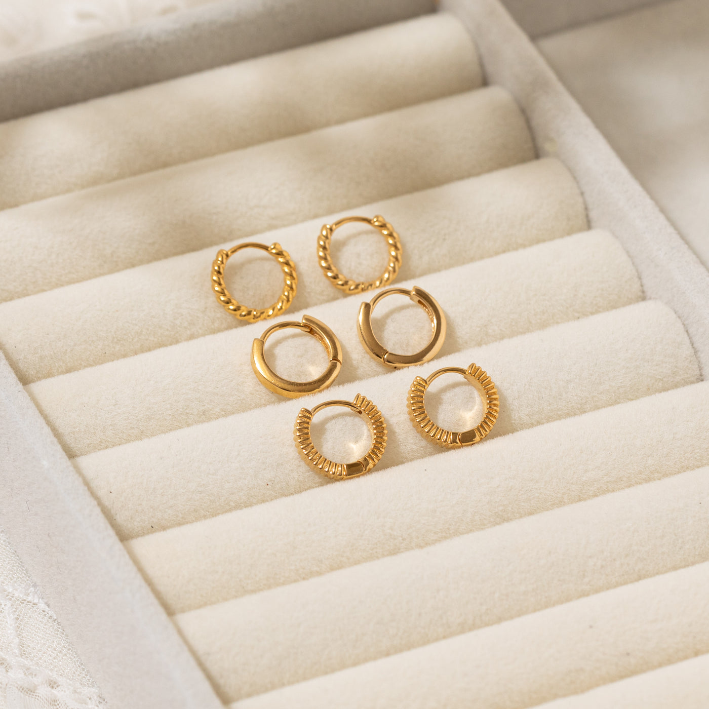 Modern Huggie Hoop Earrings | Simple & Dainty Jewelry