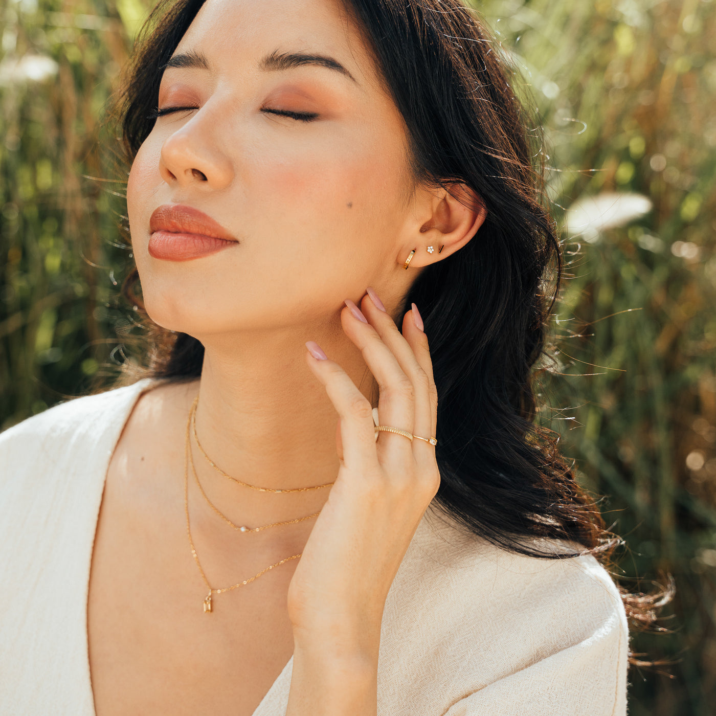 Modern Huggie Hoop Earrings | Simple & Dainty Jewelry