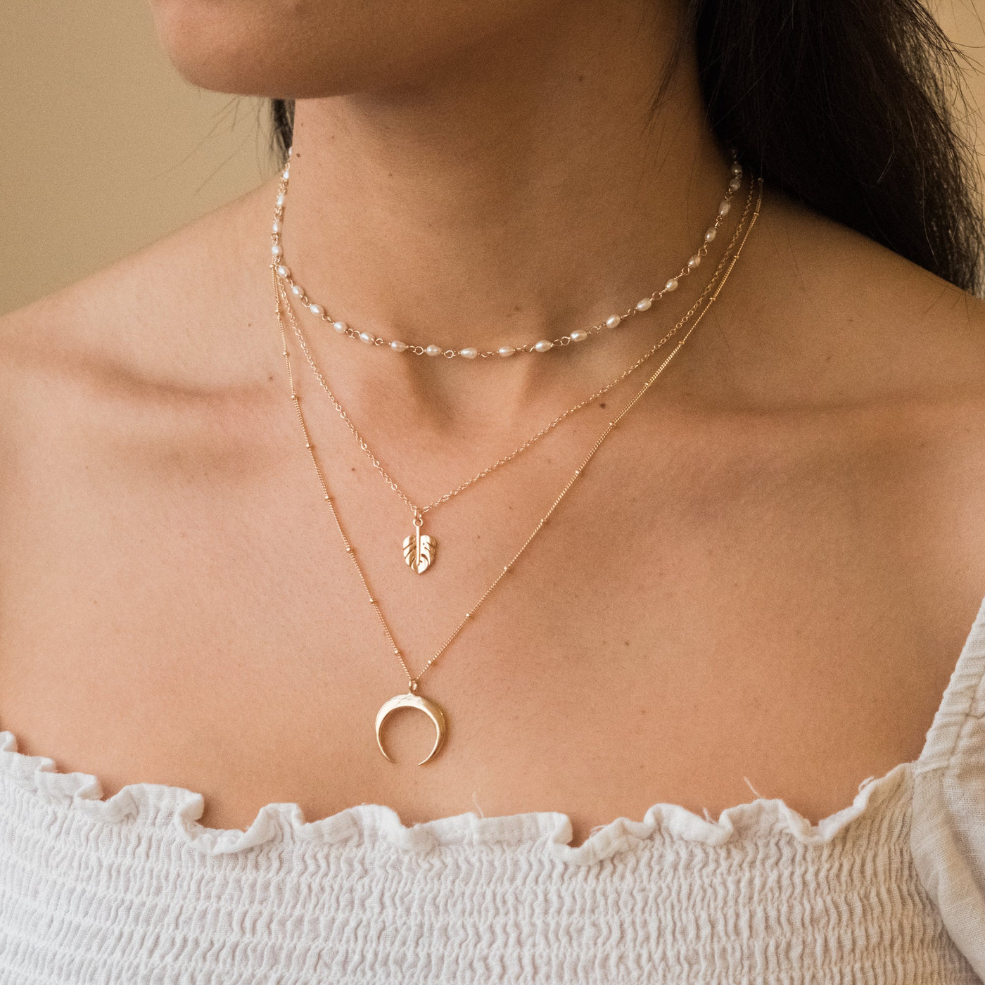 Monstera Leaf Necklace | Simple & Dainty Jewelry