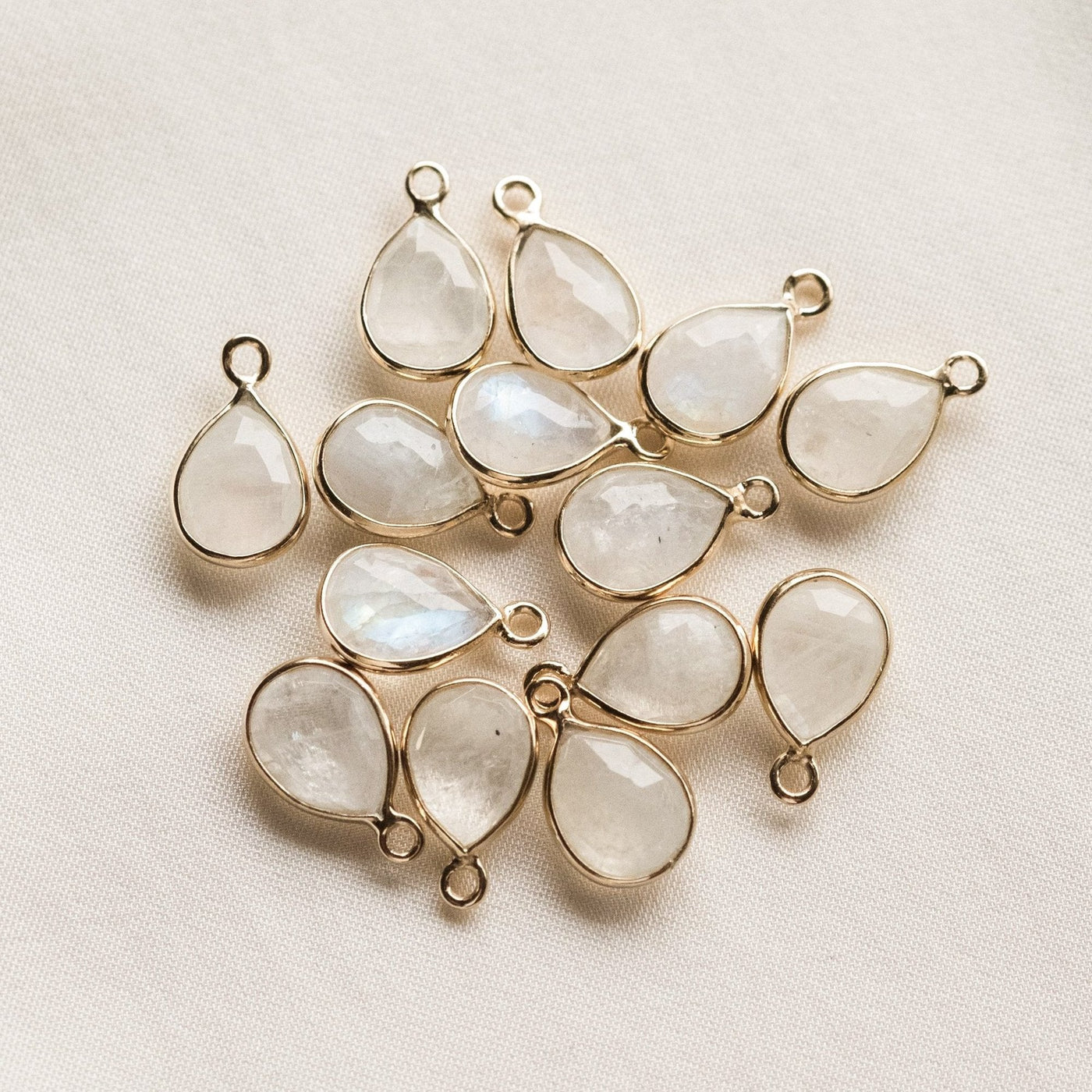 Moonstone Teardrop Necklace by Simple & Dainty Jewelry