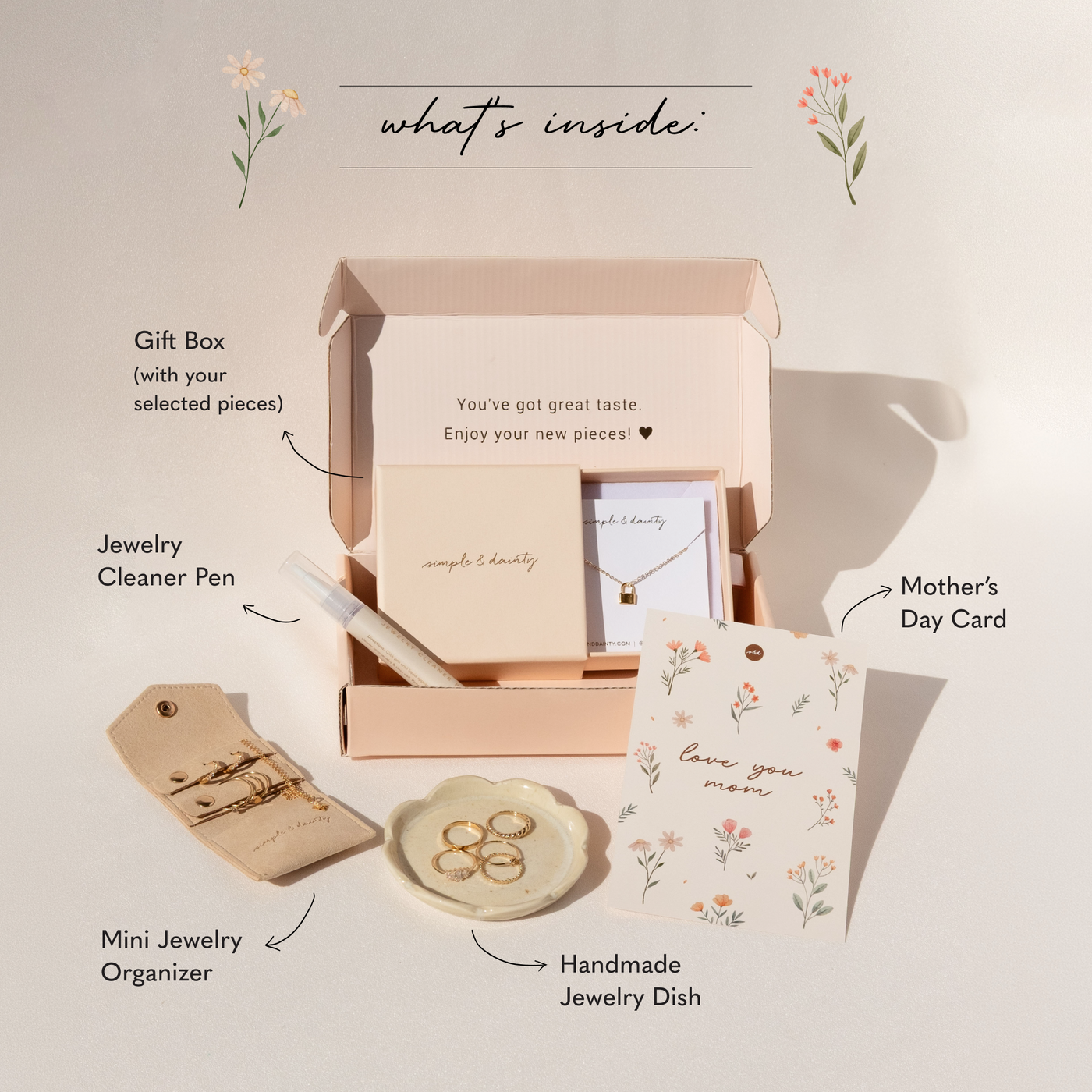 Mother's Day Gift Set | Simple & Dainty