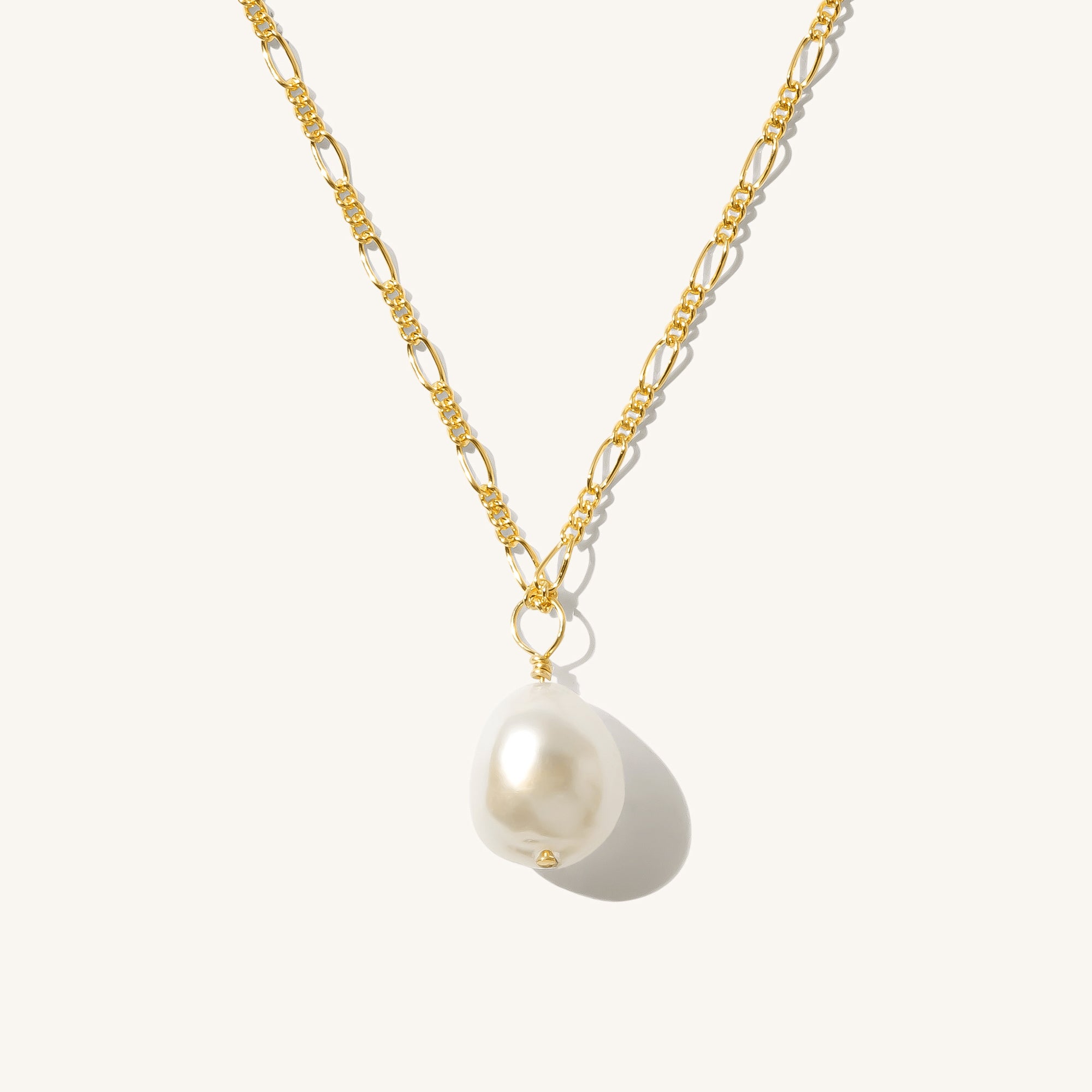 Baroque Pearl Necklace | Simple & Dainty