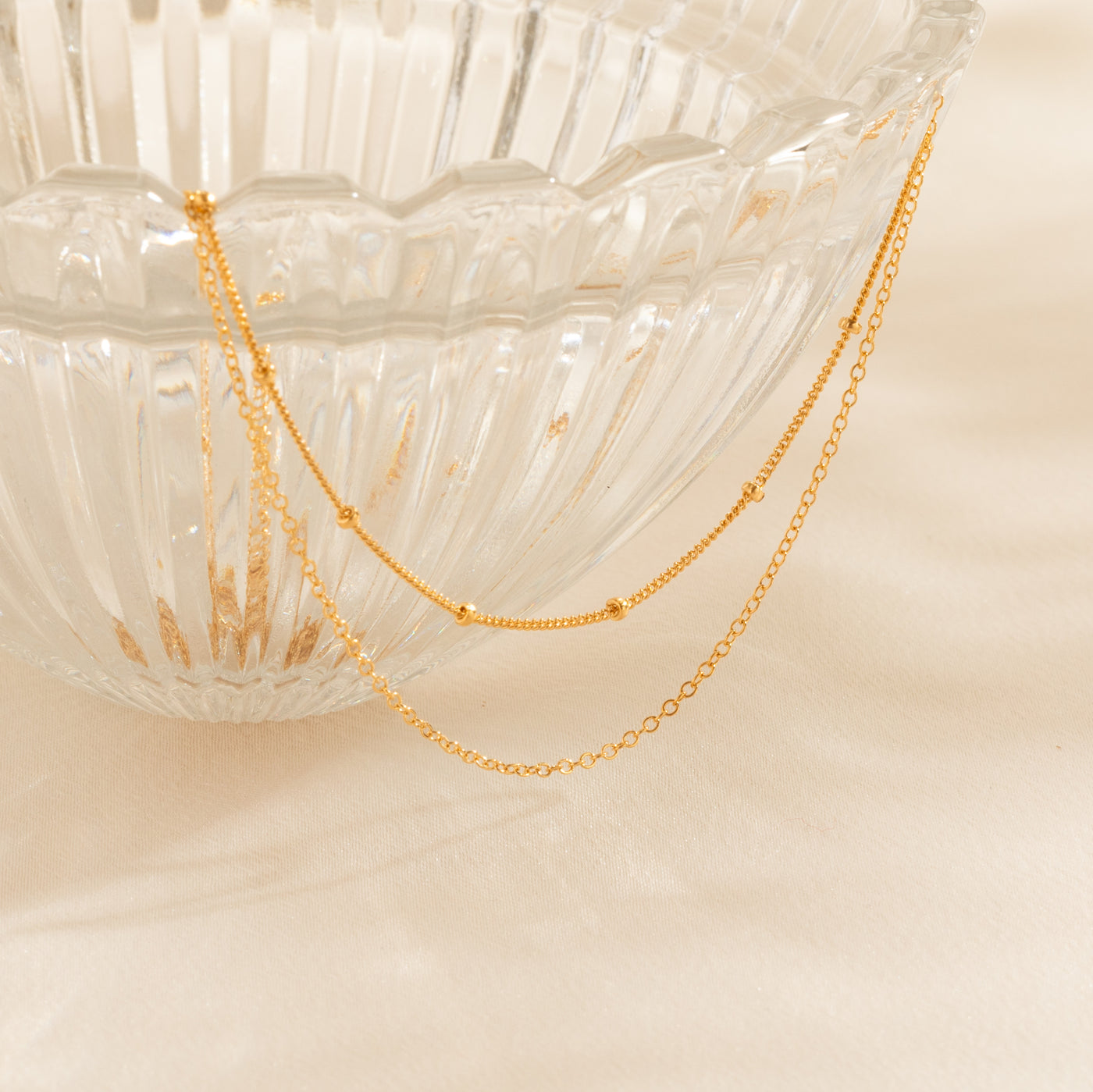 Dainty Chain Necklace Set | Simple & Dainty Jewelry