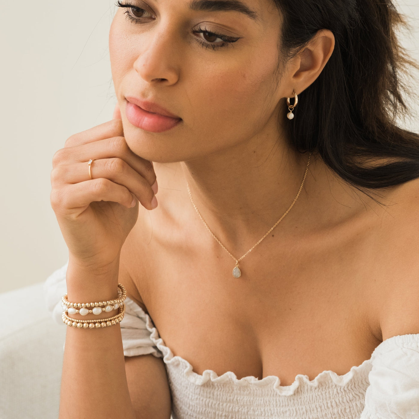 Pearl Jewelry Set | Simple & Dainty Jewelry