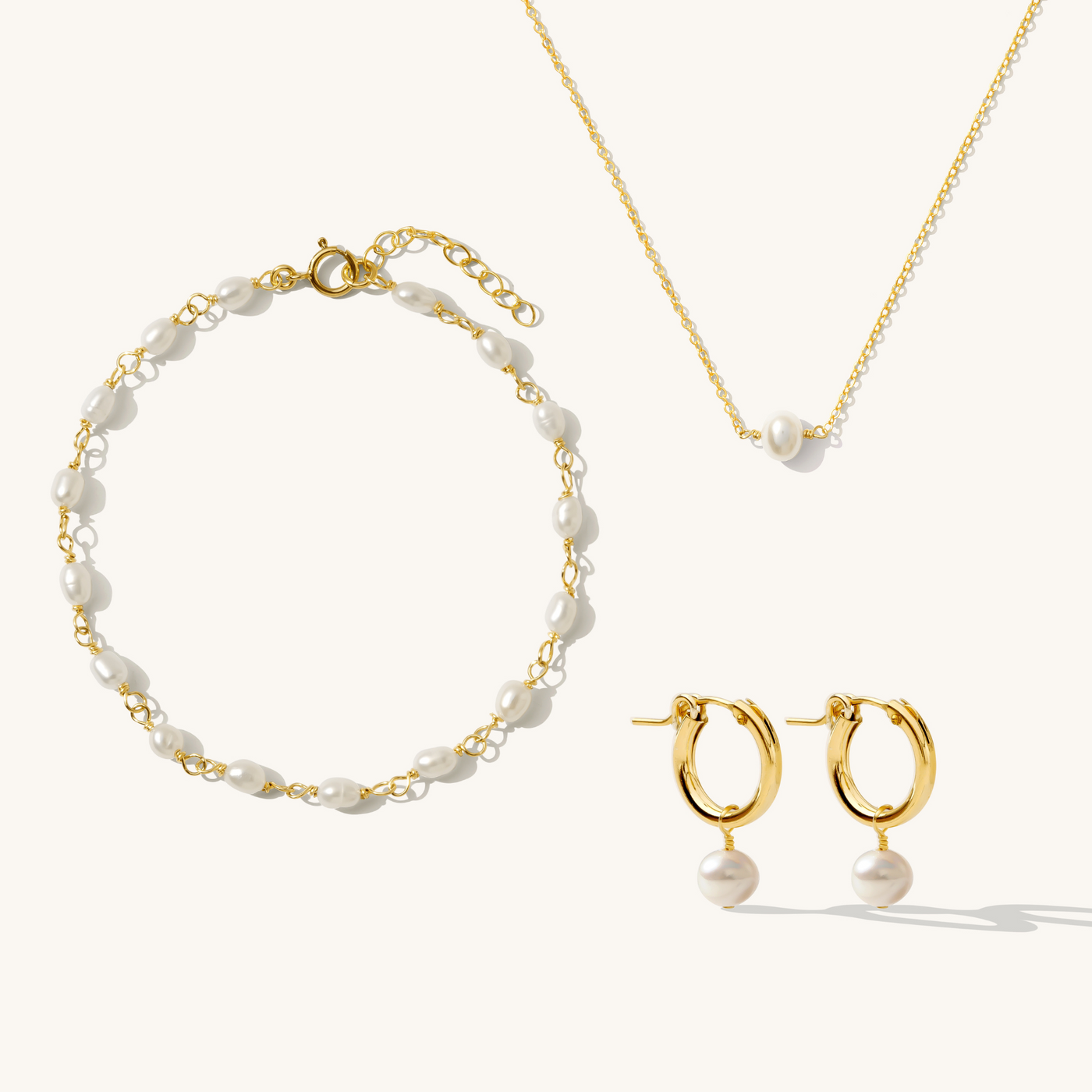 Pearl Jewelry Set | Simple & Dainty Jewelry