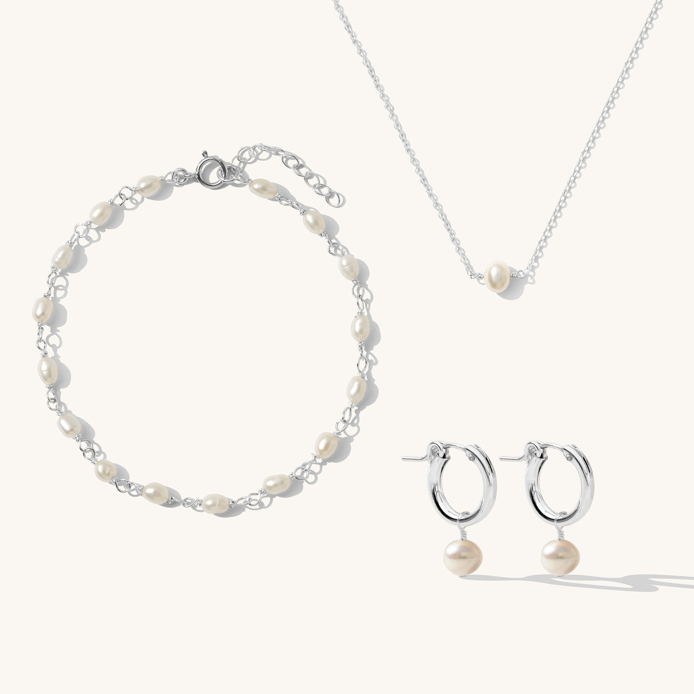 Pearl Jewelry Set | Simple & Dainty Jewelry