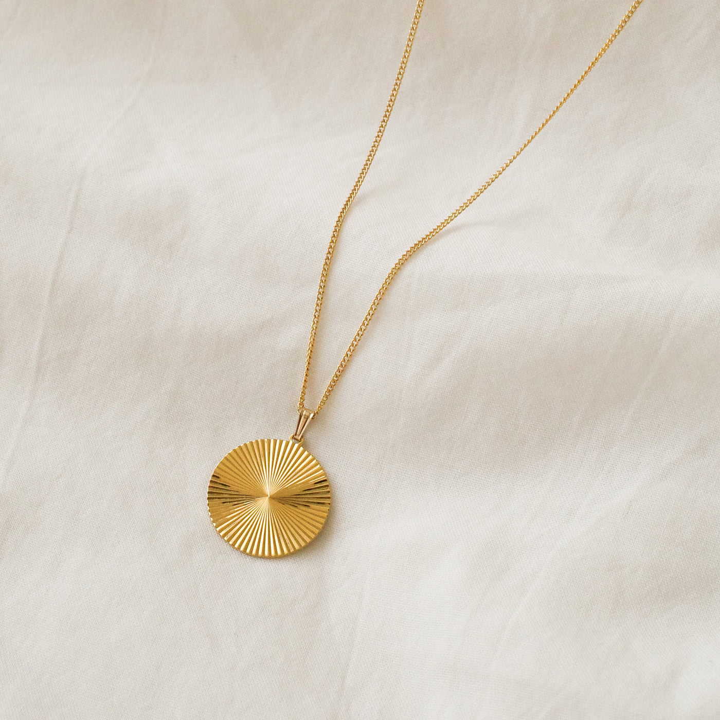 Sunburst Pendant Necklace | Simple & Dainty Jewelry