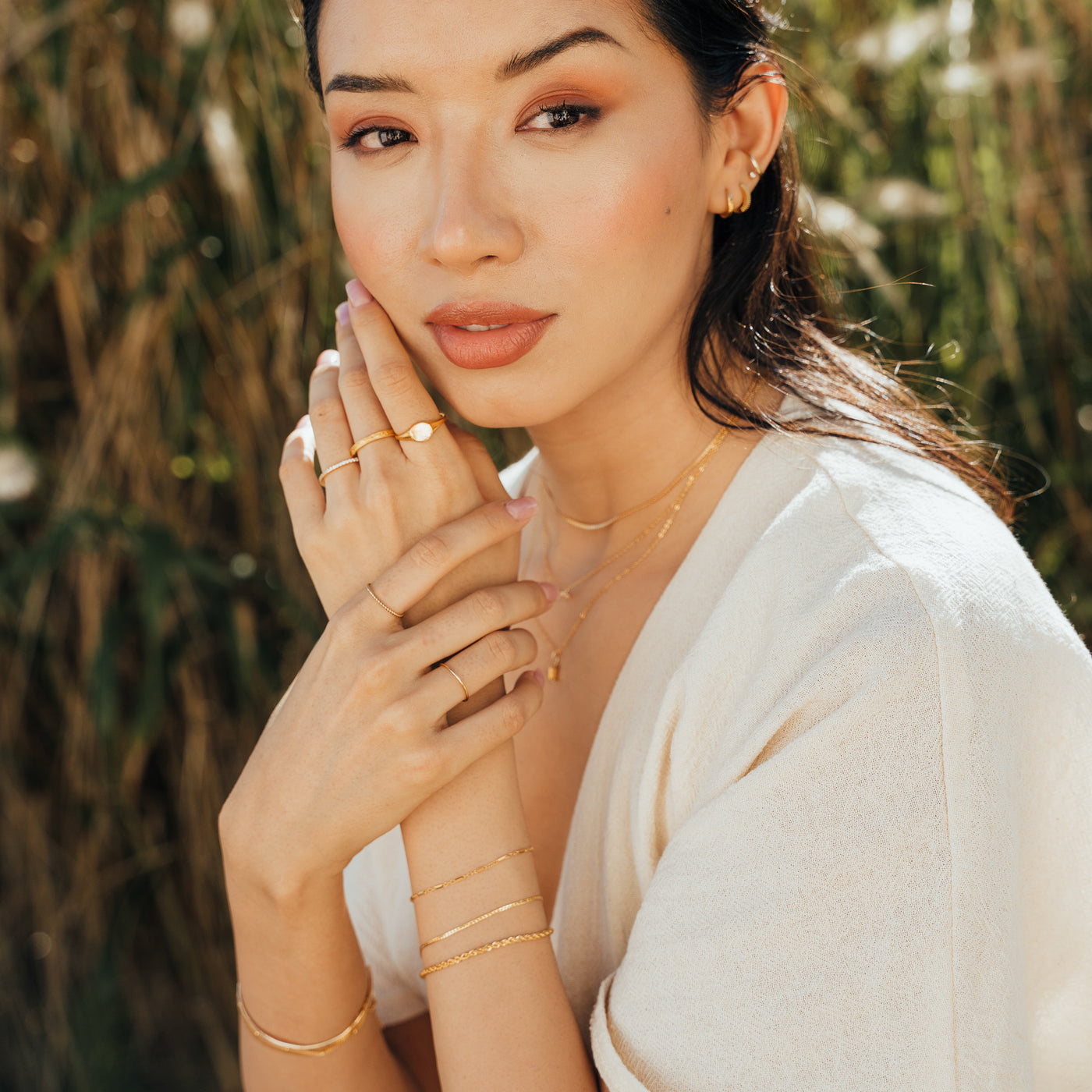 Round Signet Ring | Simple & Dainty Jewelry