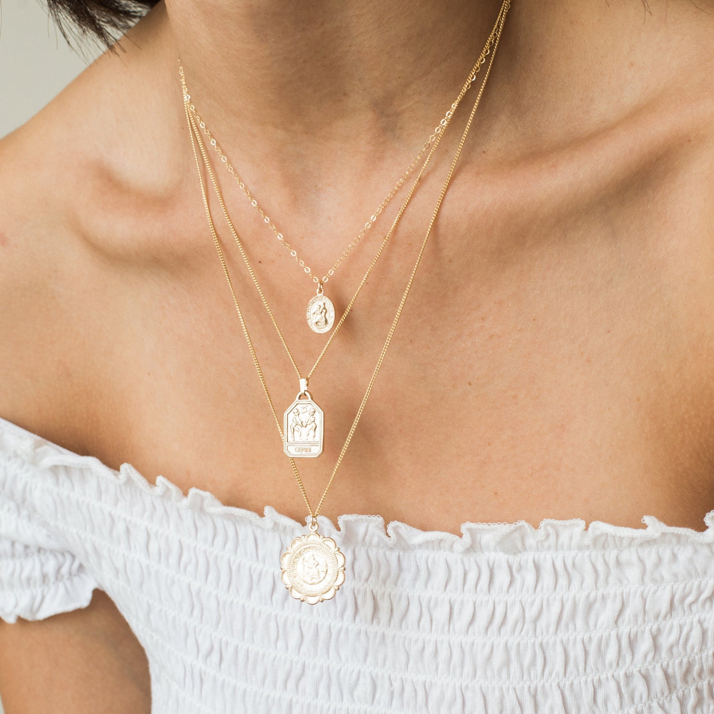 Saint Christopher Necklace | Simple & Dainty Jewelry