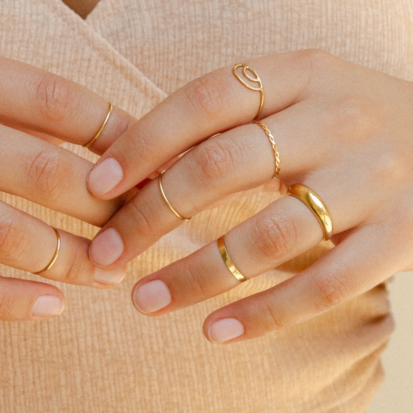 Simple Stacking Ring | Simple & Dainty Jewelry