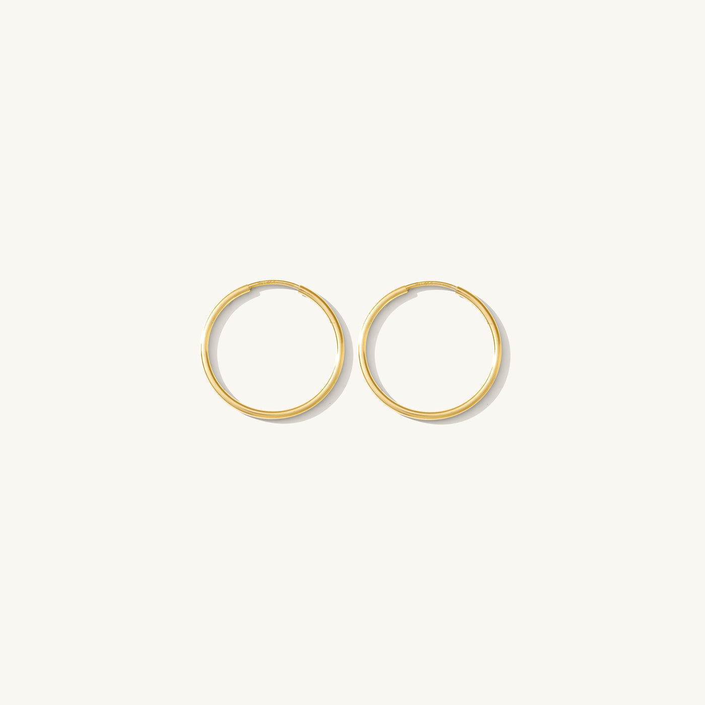 Medium (20mm) Thin Hoop Earrings | Simple & Dainty Jewelry
