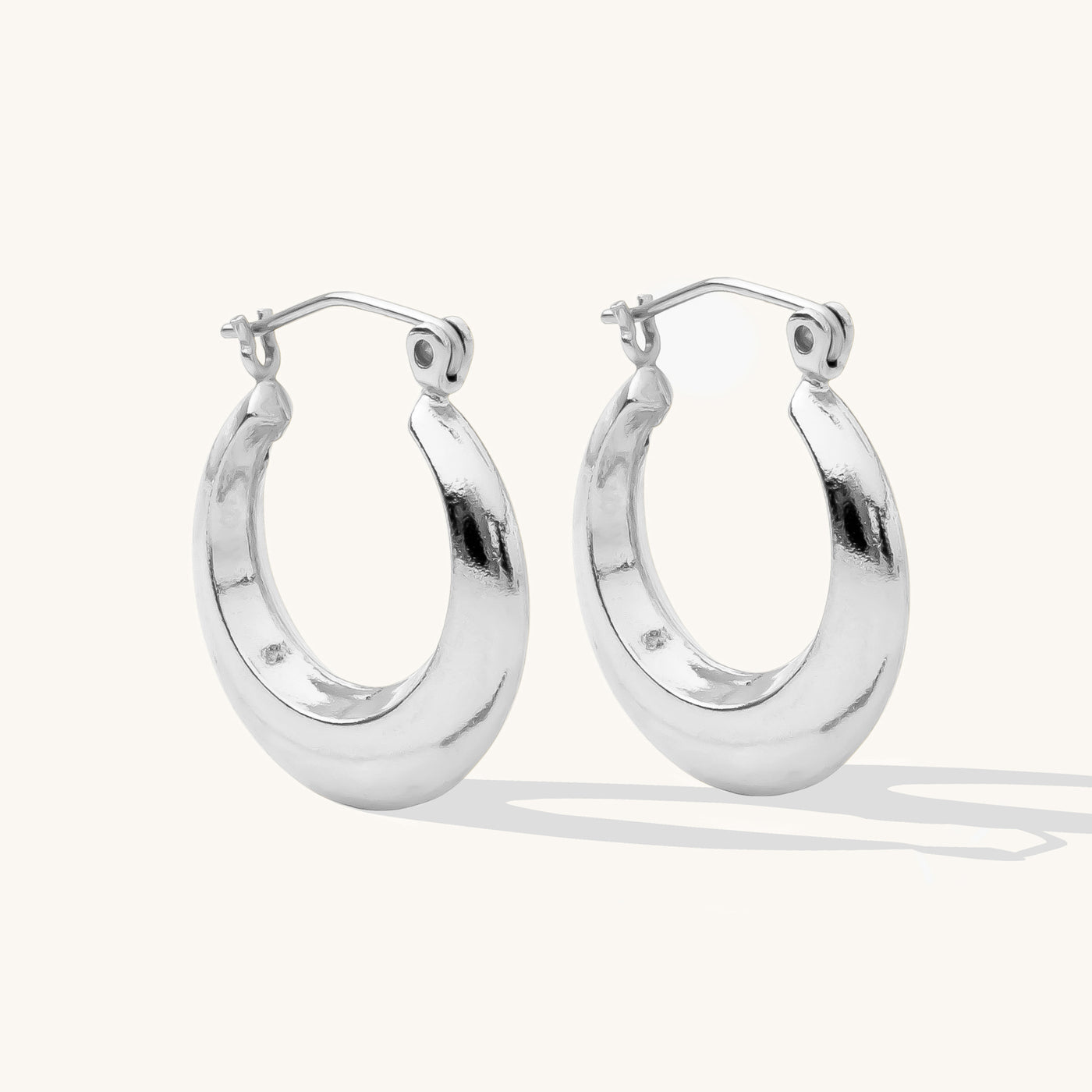Silver Hoop Earrings For Women. Hypoallergenic Sterling Silver Hinged Hoops  | Simple Tiny Helix Cartilage Tragus Sleeper Earrings Gifts For Men Girls |  Fruugo NO