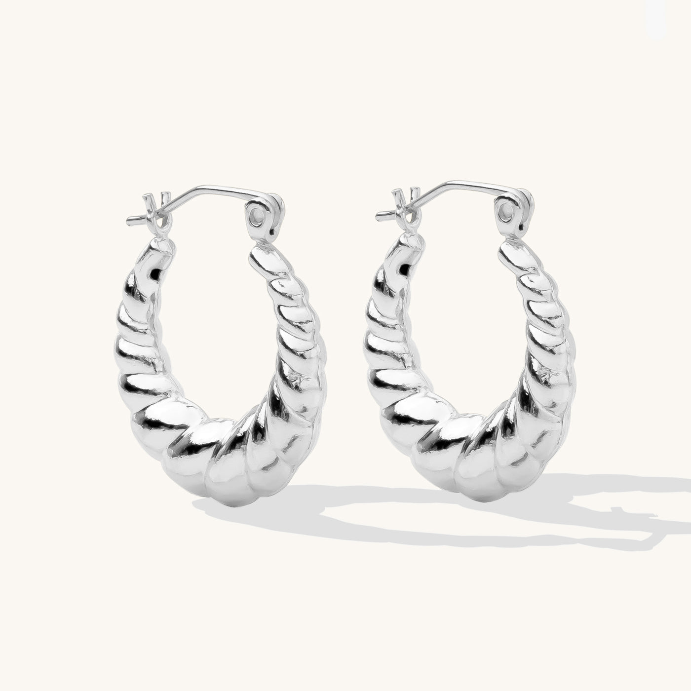 Croissant Hoop Earrings | Simple & Dainty Jewelry