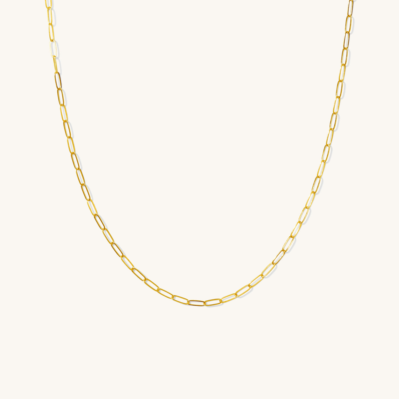 Dainty Paperclip Chain Necklace | Simple & Dainty Jewelry