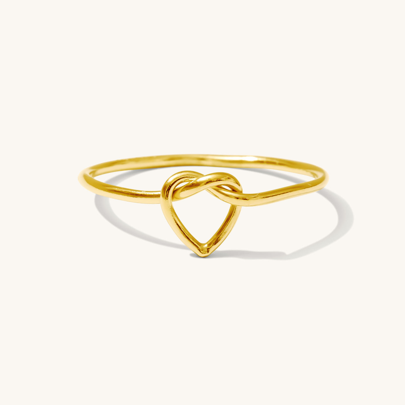 Heart Love Knot Ring | Simple & Dainty Jewelry