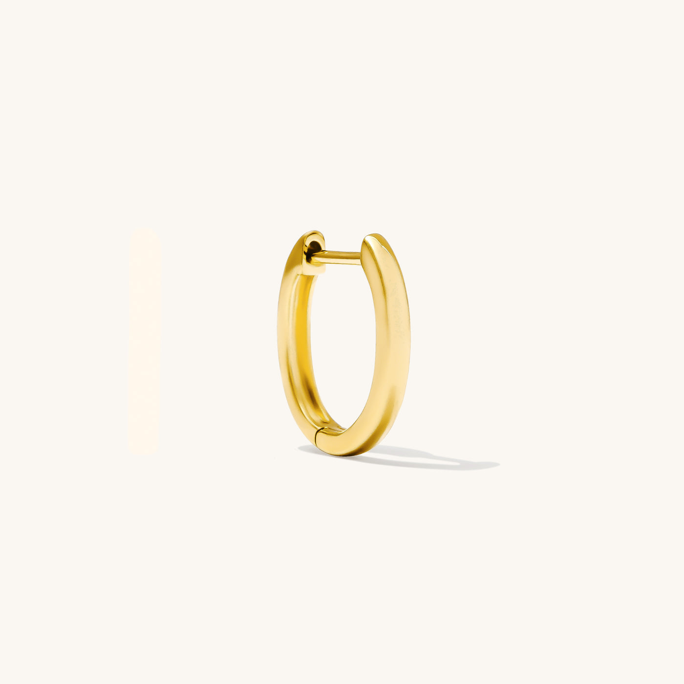 Oval Huggie Hoop Earrings | Simple & Dainty Jewelry