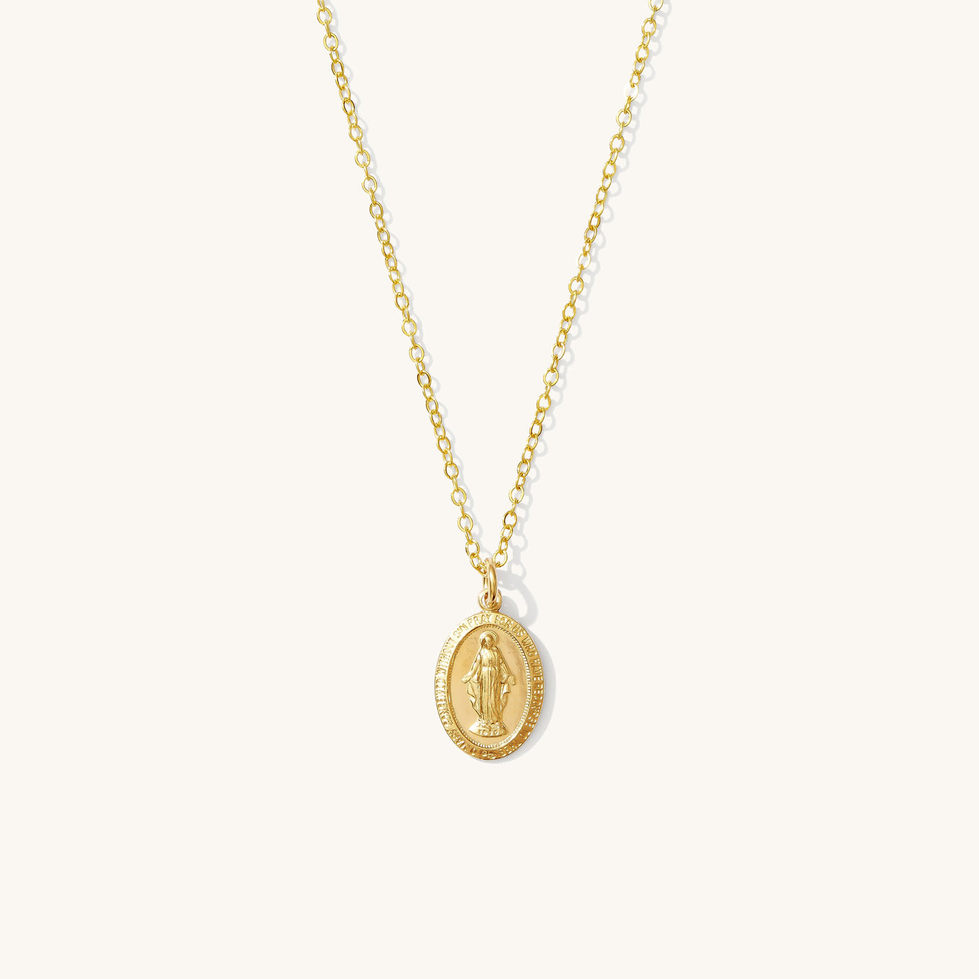 Tiny Virgin Mary Necklace | Simple & Dainty Jewelry
